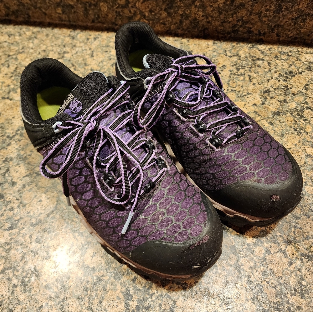 Timberland Pro Powertrain Women's Sport SD Alloy Toe Trail Shoes, Size 7W